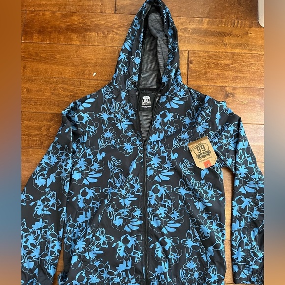 Route 66 Rain Jacket Hoodie Size M - Picture 1 of 6